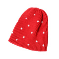 Kinder Kinder Herbst Winter Warme Gestrickte DOT Caps Beanie Geflochtener Hut (HW628)